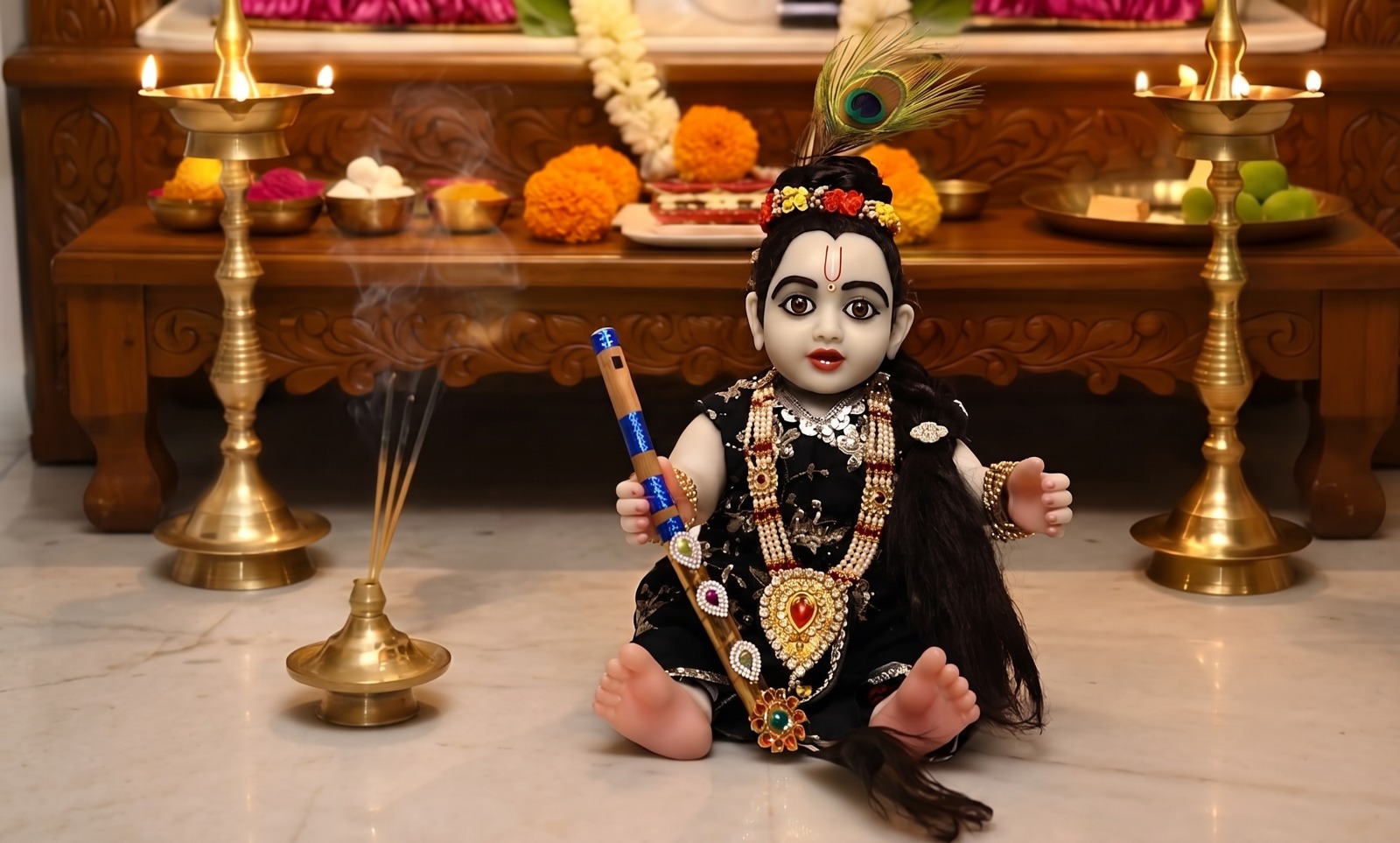 Divine Kanha Ji Banner